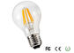 Riscaldi la lampadina bianca 110V del filamento di 3000K 6W A60 Dimmable LED per le fabbriche